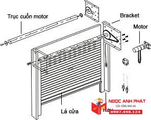lắp đặt cửa cuốn cơ bản